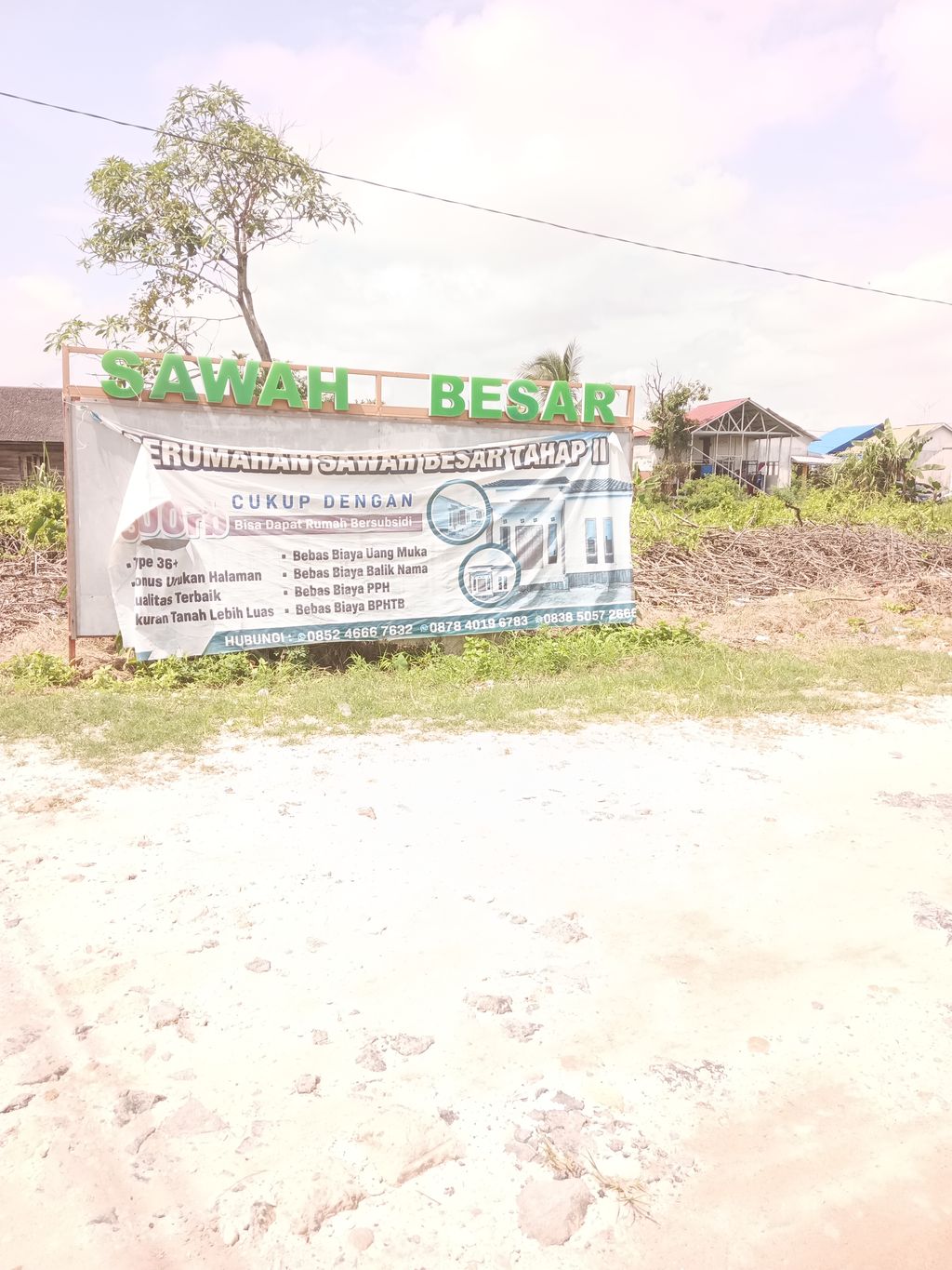 foto gerbang perumahan SAWAH BESAR THP II