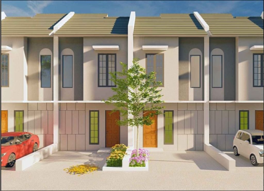 foto tampak rumah tipe Lakewood 60x64 perumahan Perumahan Beverly Lake