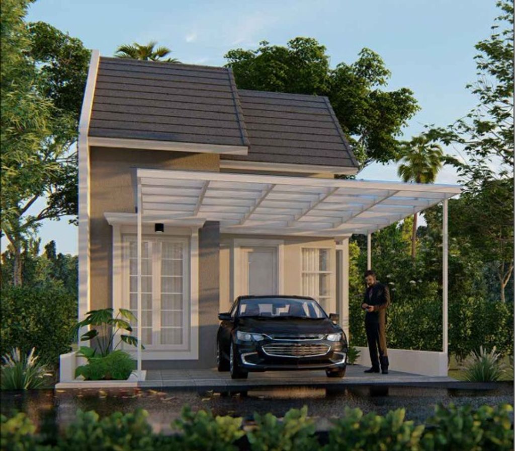 foto tampak rumah tipe Lakewood perumahan Perumahan Beverly Lake