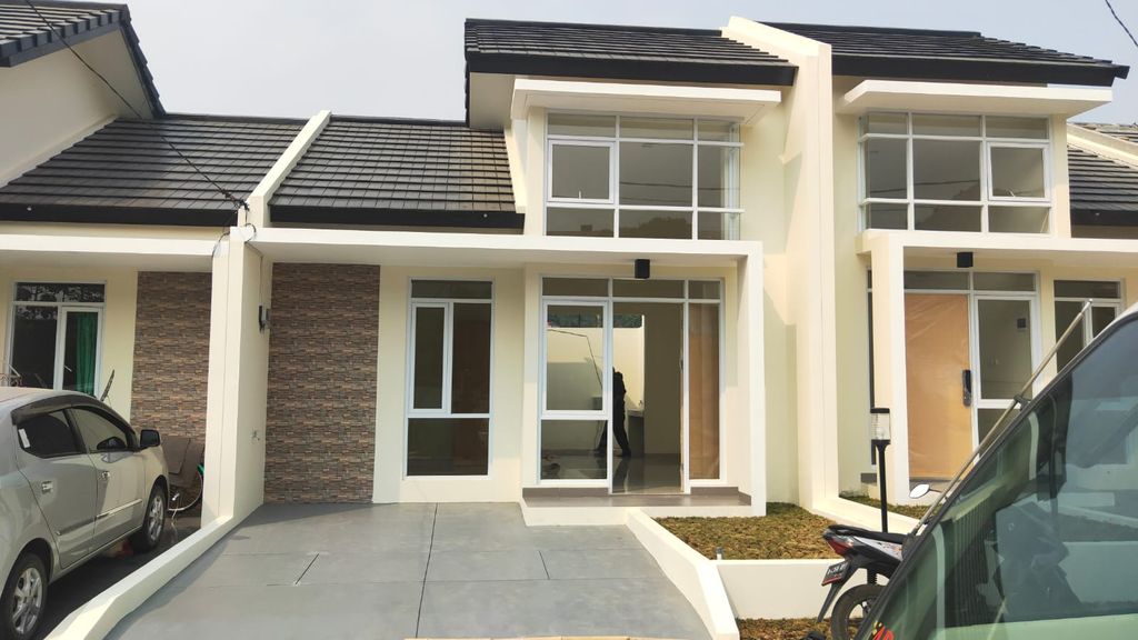foto tampak rumah tipe 40/72 perumahan The Awani Residence 3