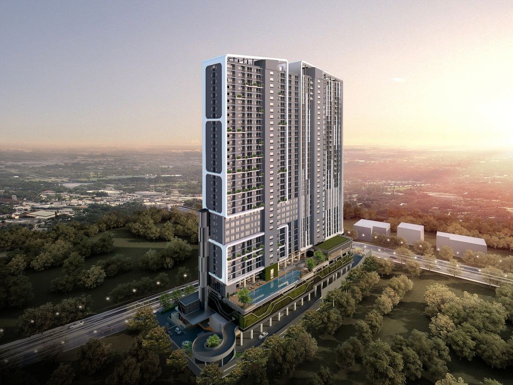 foto tampak rumah tipe 2 BR (Lantai 20,21,22,23,25,26 City View North) PL 2022 perumahan Apartemen Springwood