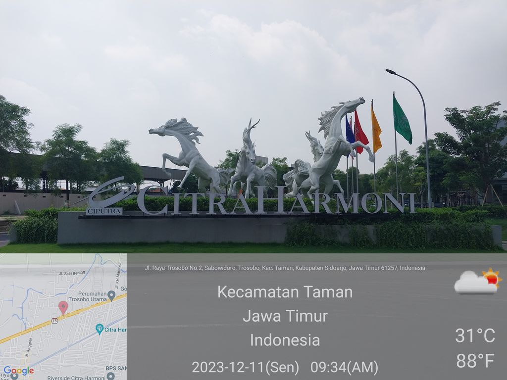 foto gerbang perumahan CITRAHARMONI - CLUSTER HARMONI CITY CENTER 2