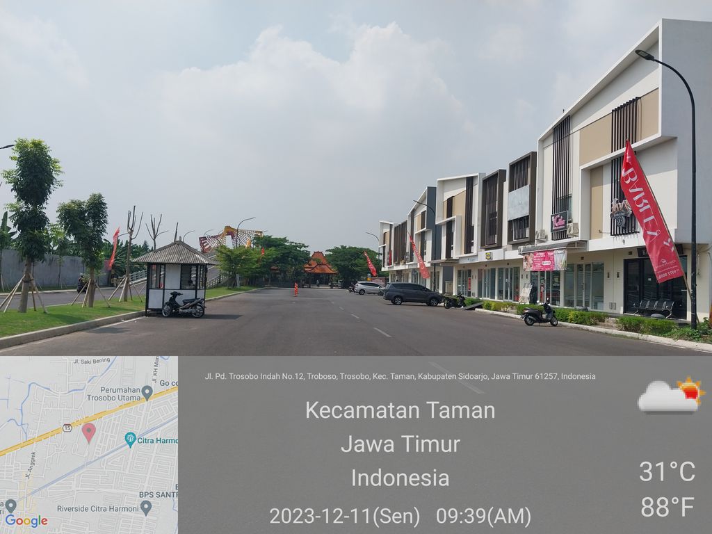 foto posisi tengah perumahan CITRAHARMONI - CLUSTER HARMONI CITY CENTER 2
