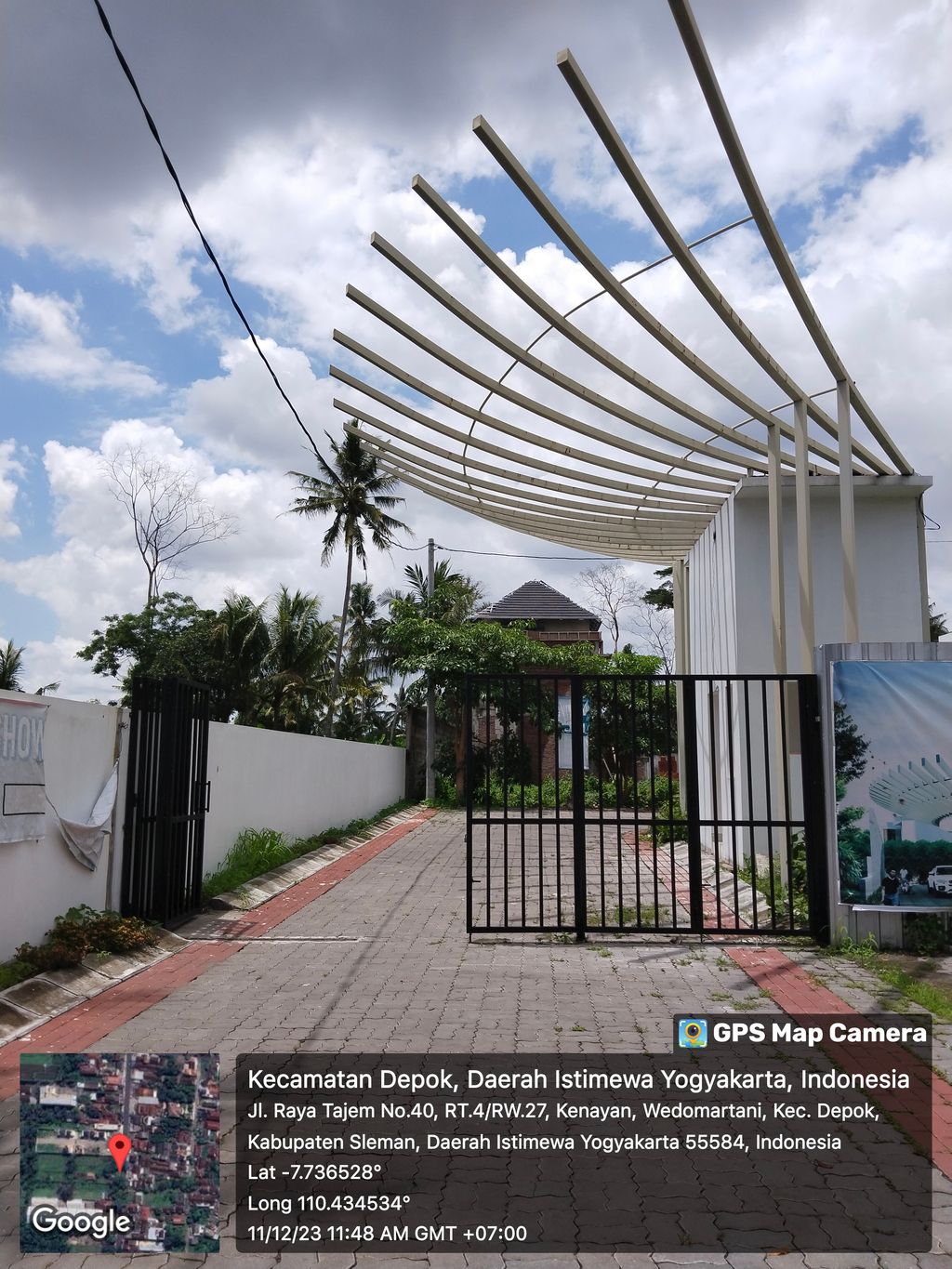 foto gerbang perumahan HARA RESIDENCE