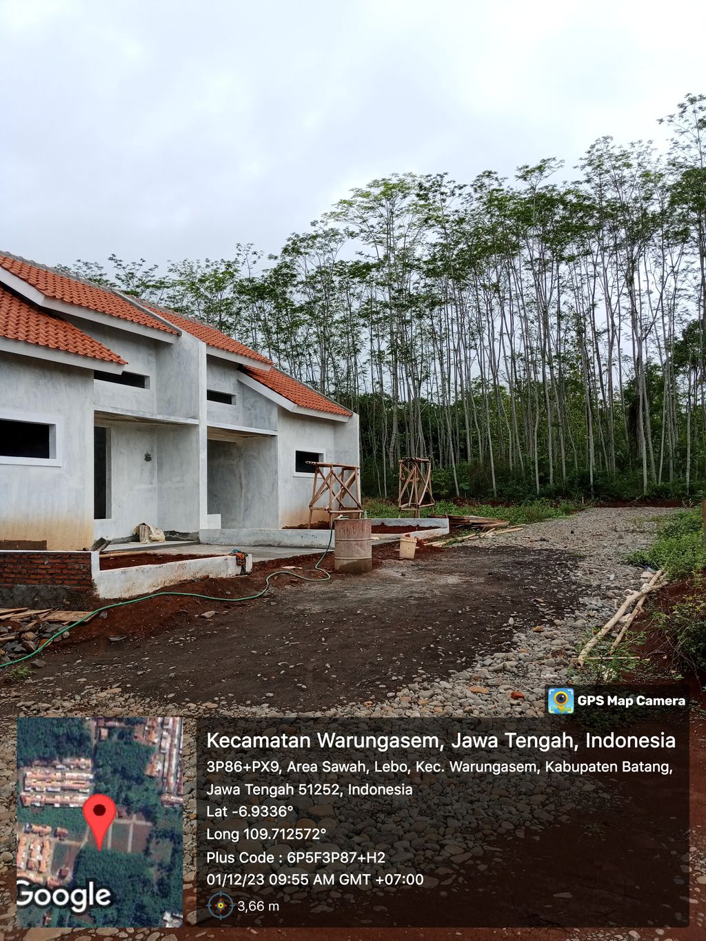 foto posisi tengah perumahan PURI PRABANATA ASRI LEBO