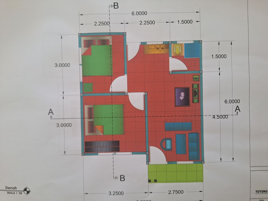 foto denah rumah tipe 36/105 2023 perumahan WIRANDA ASRI 5
