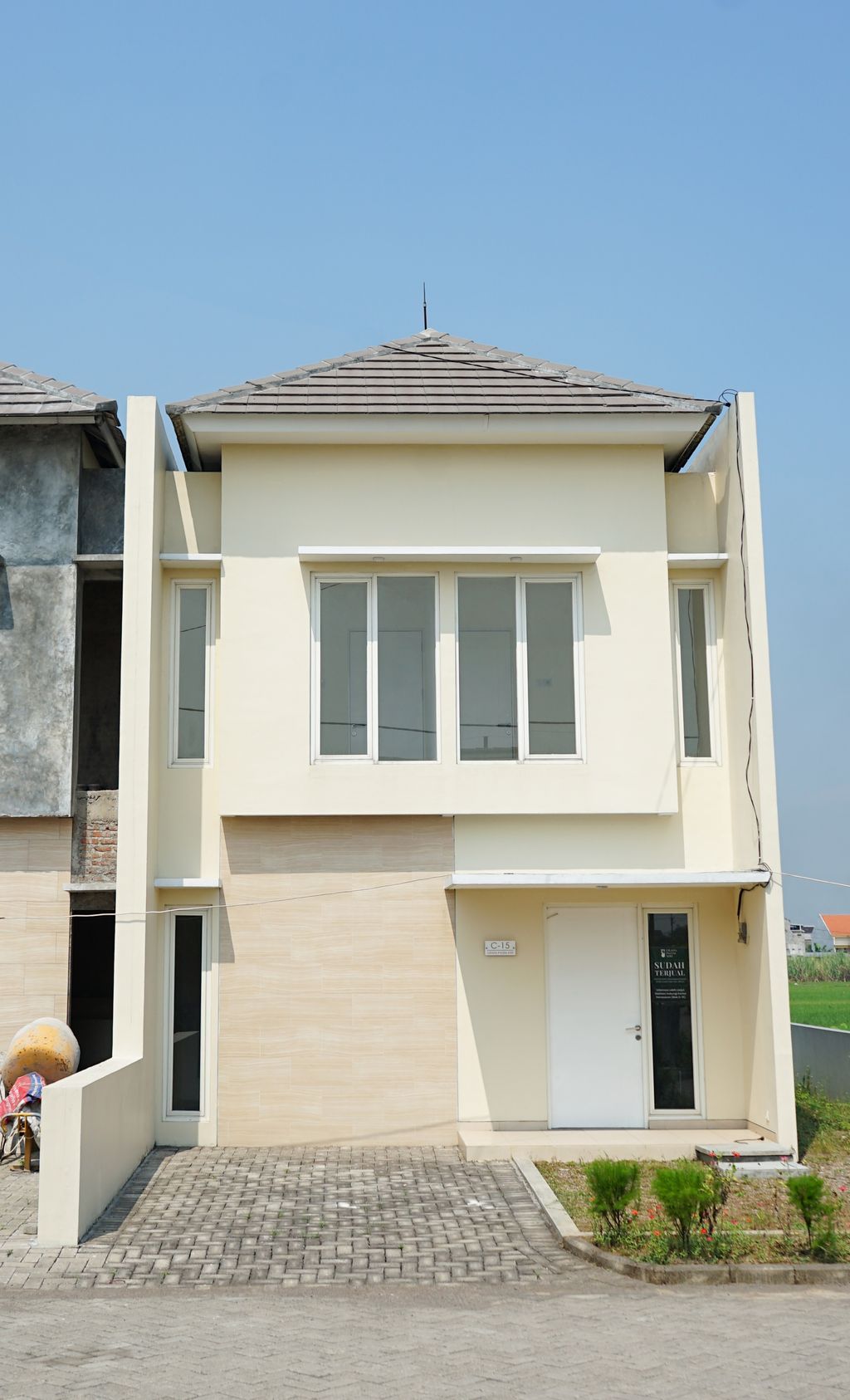 foto tampak rumah tipe 66/72 - NEW perumahan GRAHA PALEM ASRI