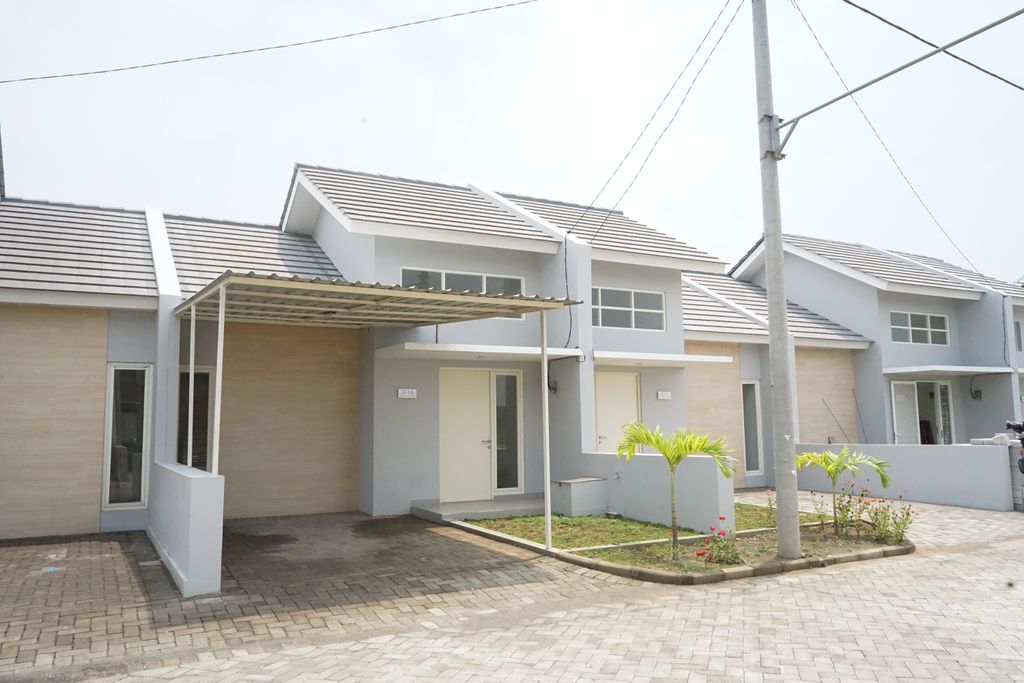 foto tampak rumah tipe 45/90 - NEW perumahan GRAHA PALEM ASRI