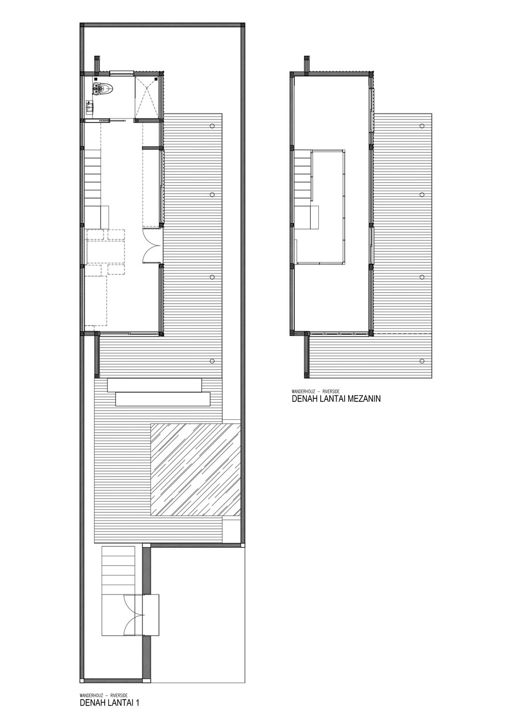 foto denah rumah tipe Wonderhouz New 1C perumahan RIVERSIDE