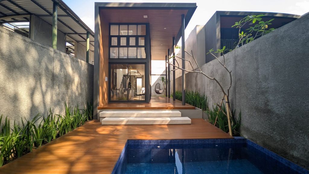 foto tampak rumah tipe Wonderhouz New 2A perumahan RIVERSIDE