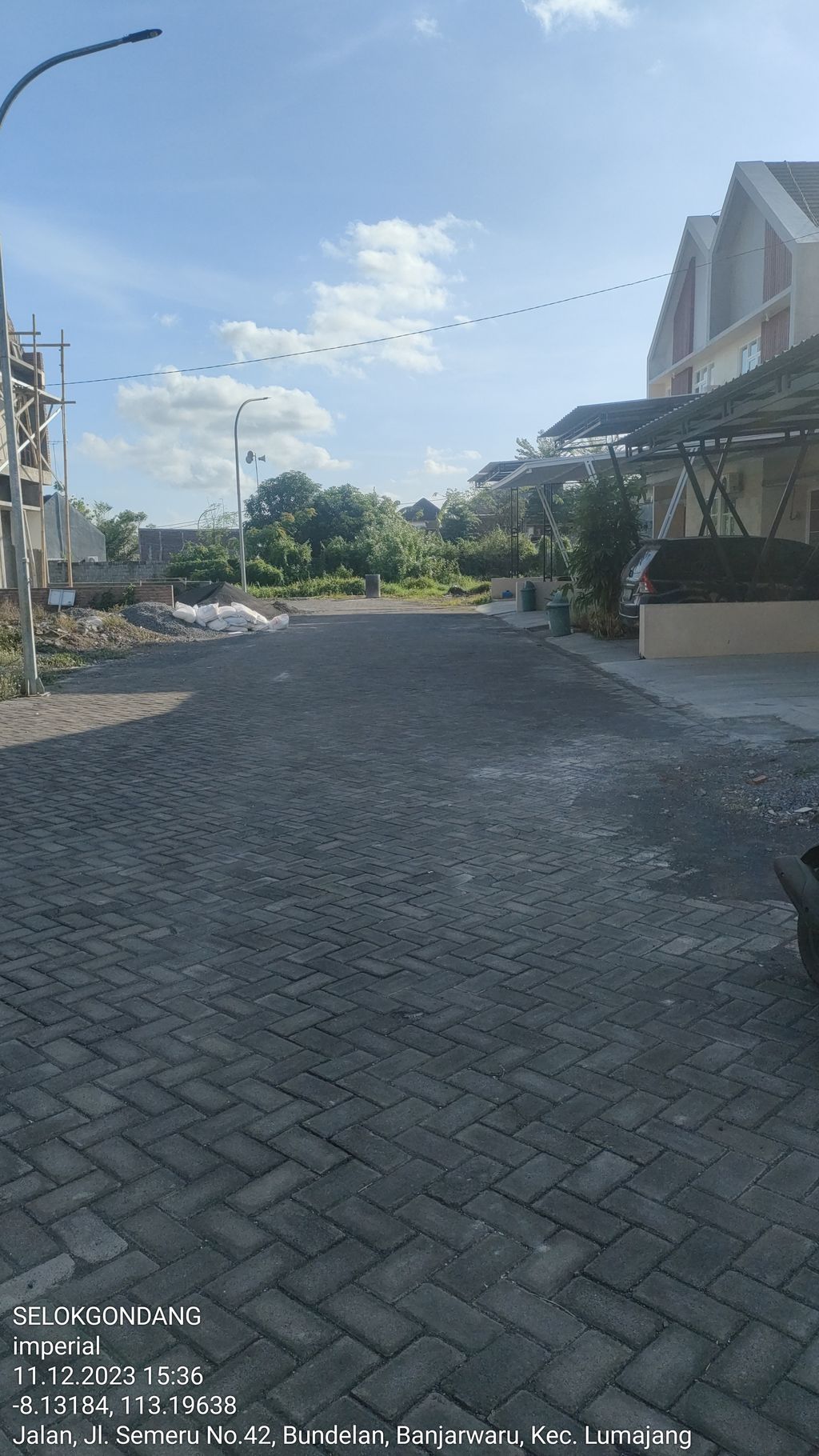 foto posisi tengah perumahan THE GRAND ZAMZAM IMPERIAL TAHAP 2