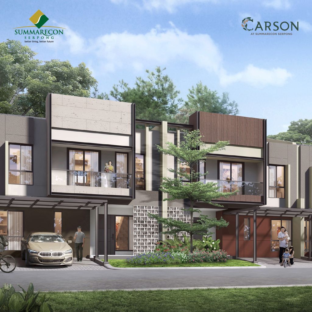 foto tampak rumah tipe L9 STD Premium perumahan CLUSTER CARSON