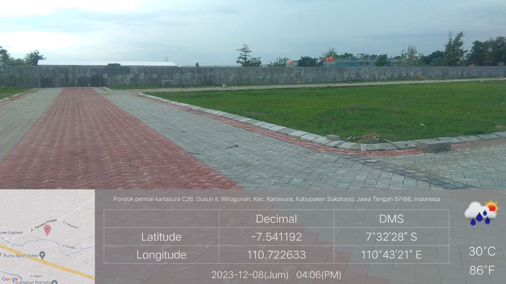 foto gerbang perumahan PONDOK PERMAI KARTASURA PERLUASAN