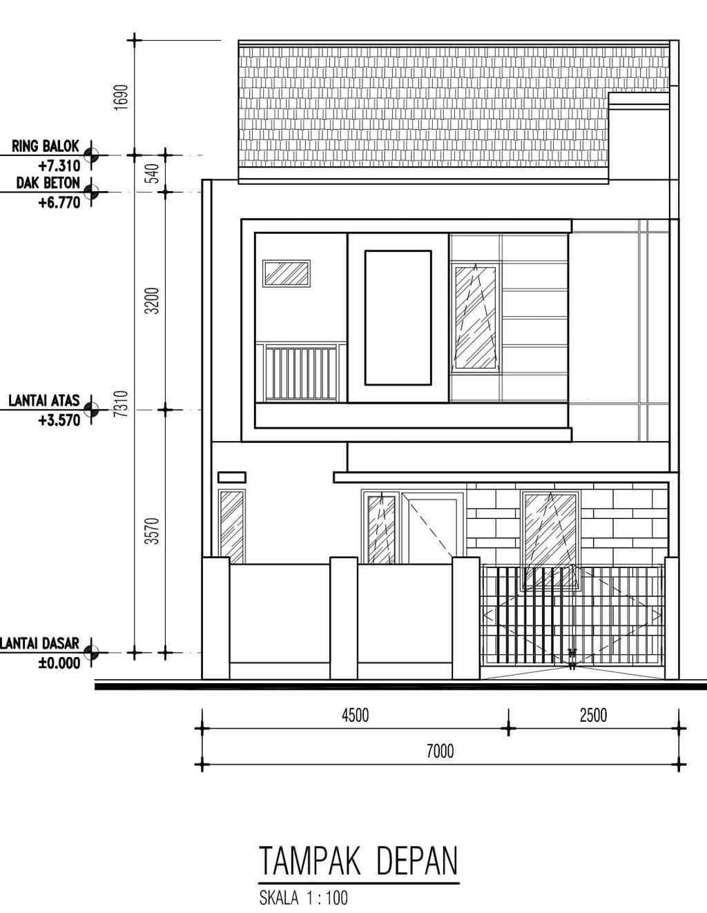 foto tampak rumah tipe Delisea STD 65A perumahan RUMAH PURI BETA UTARA RAYA