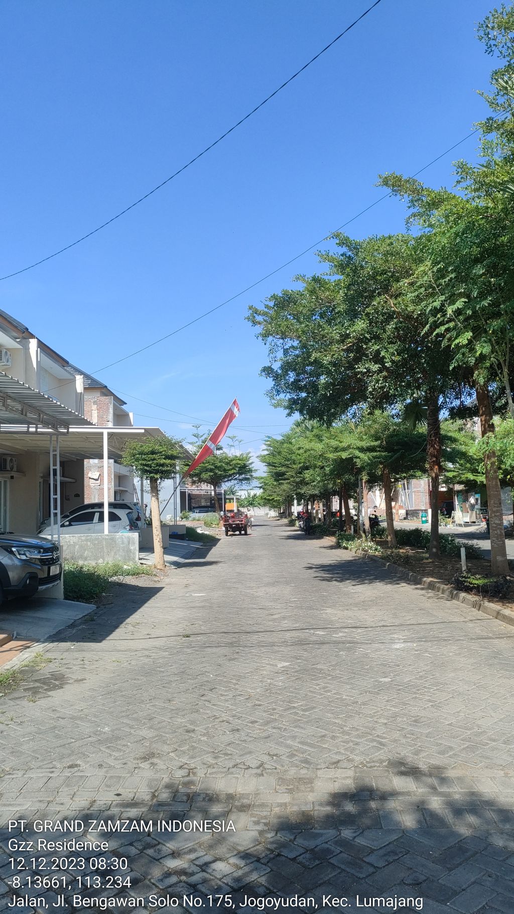 foto posisi tengah perumahan THE GRAND ZAMZAM RESIDENCE "BOULEVARD CLUSTER" TAHAP 3