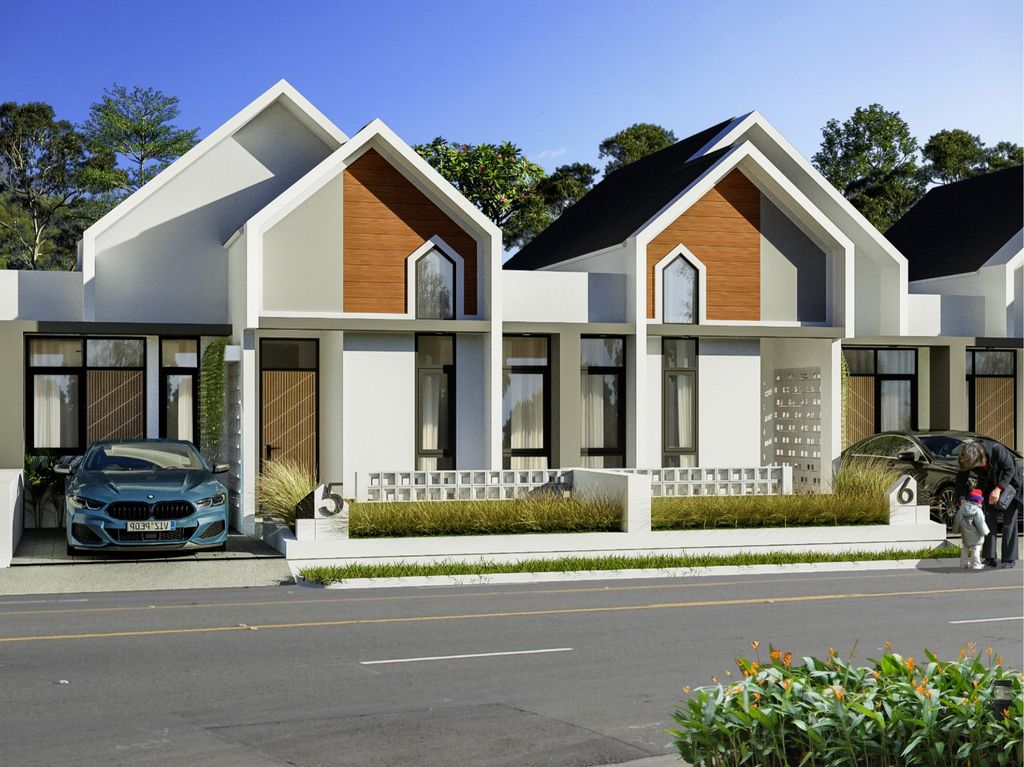foto tampak rumah tipe 65/105 perumahan BAGUS DIPA REGENCY
