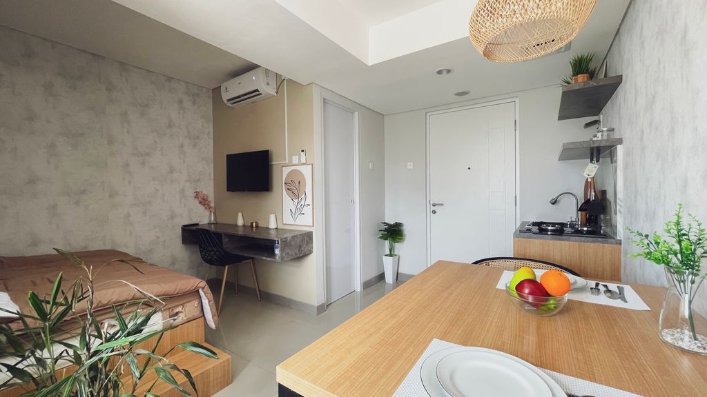 foto tampak rumah tipe Studio A perumahan PERUMNAS SAMESTA MAHATA MARGONDA
