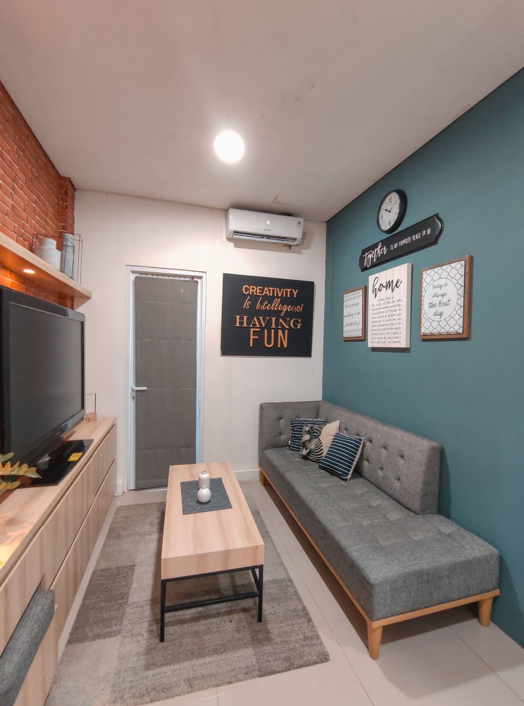 foto tampak rumah tipe 1 Bedroom B perumahan PERUMNAS SAMESTA MAHATA MARGONDA