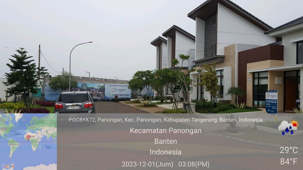 foto posisi tengah perumahan CITRA RAYA - CLUSTER CASLANO PARK