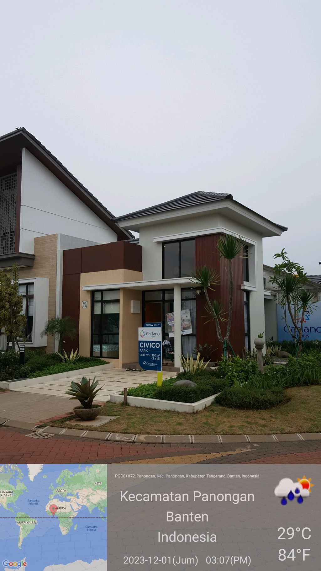 foto contoh rumah perumahan CITRA RAYA - CLUSTER CASLANO PARK