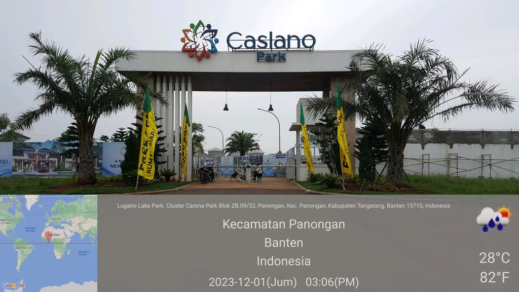 foto gerbang perumahan CITRA RAYA - CLUSTER CASLANO PARK