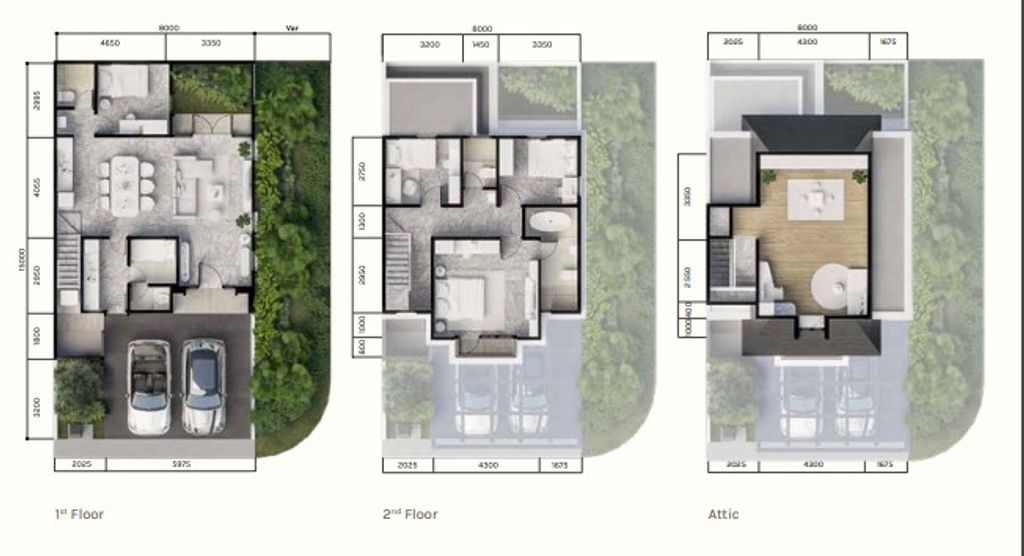 foto denah rumah tipe CELOSIA perumahan CITRAGARDEN BINTARO