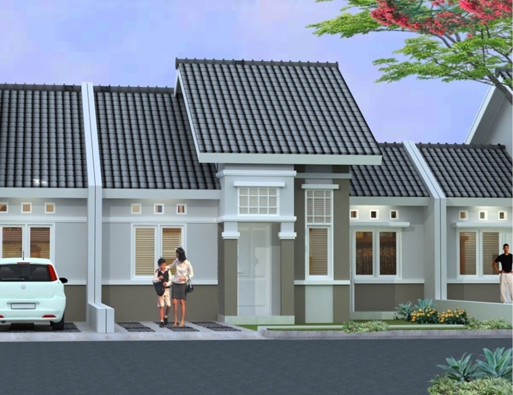 foto tampak rumah tipe BKP BLOK J perumahan PERUMNAS BUKIT KEMILING PERMAI