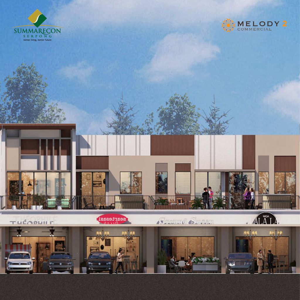 foto tampak rumah tipe 5x16 2 Lantai perumahan RUKO MELODY 2