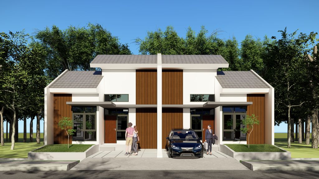 foto tampak rumah tipe 33/70 (Komersil) perumahan KIERANA INDAH RESIDENCE 2