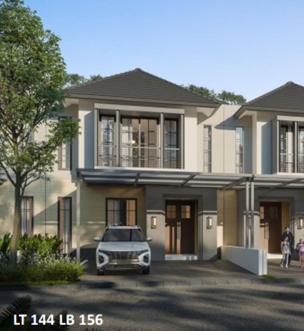 foto tampak rumah tipe ALBITE perumahan CITRASUN GARDEN SEMARANG