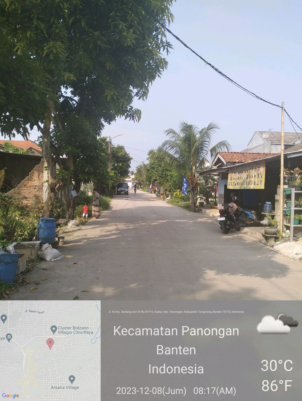 foto posisi tengah perumahan SERDANG ASRI 3