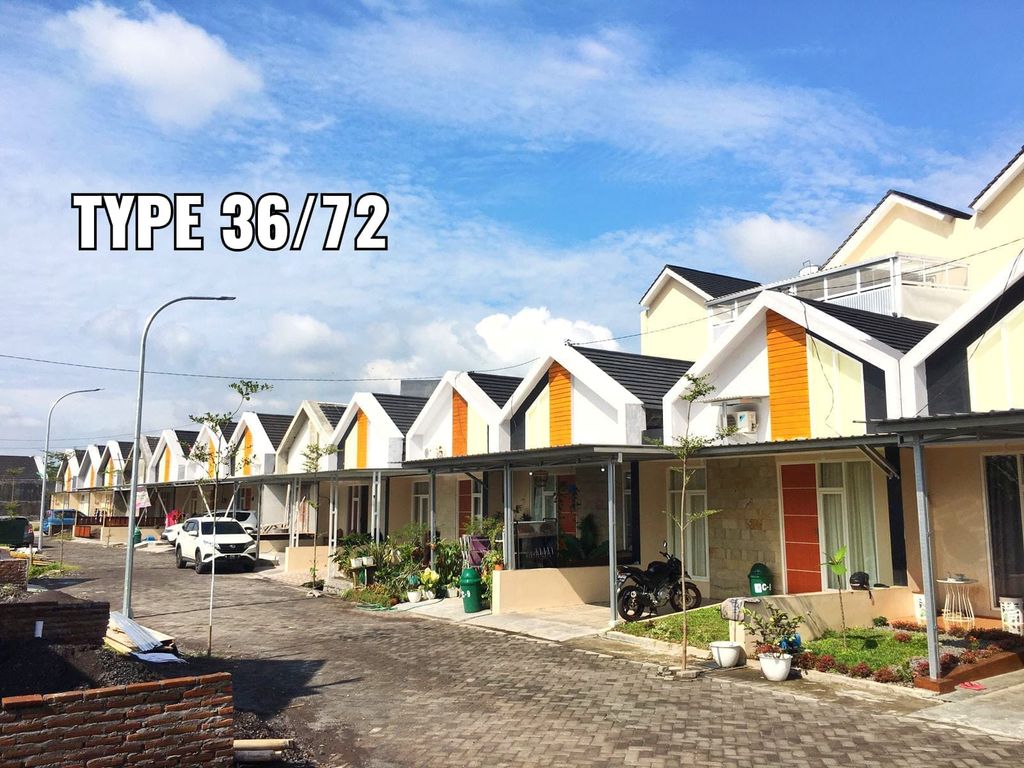 foto tampak rumah tipe 36 perumahan THE GRAND ZAMZAM IMPERIAL TAHAP 2
