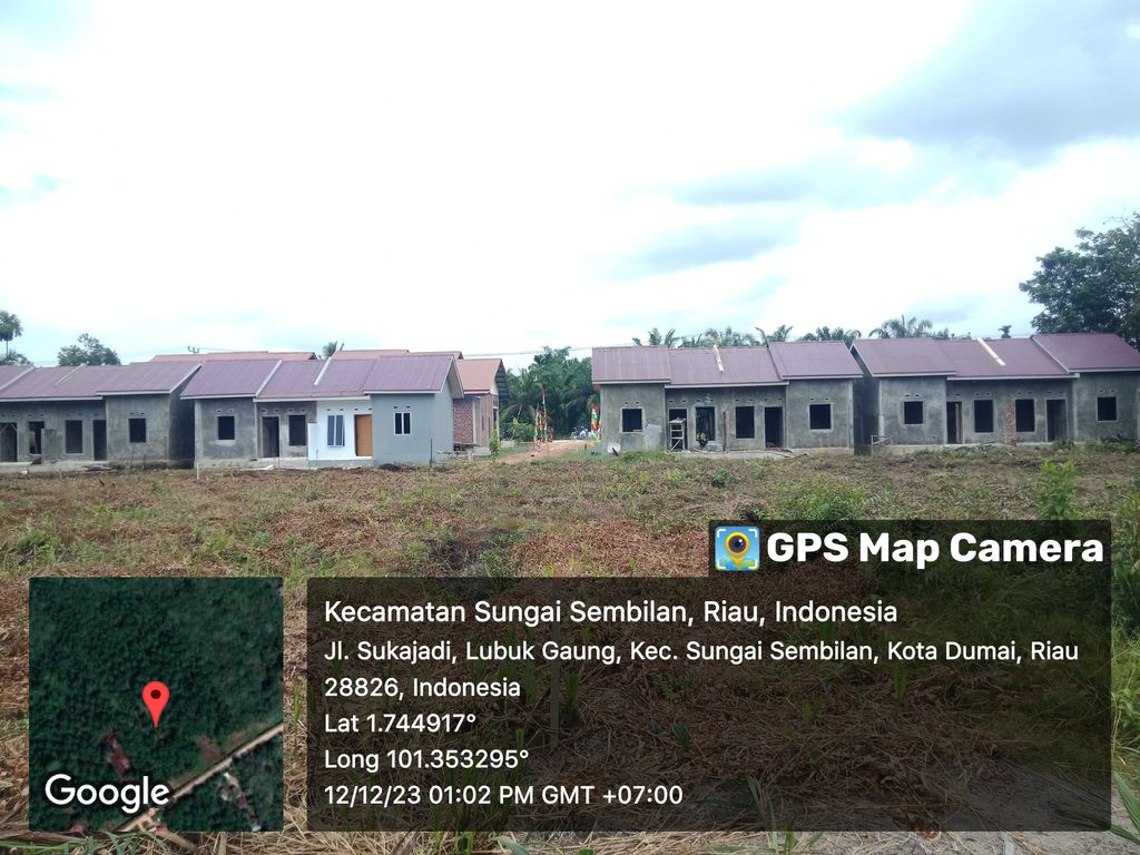 foto posisi tengah perumahan A5 Residence