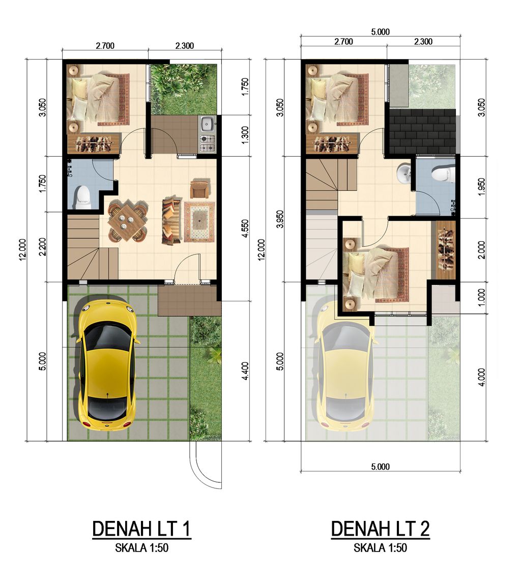 foto denah rumah tipe DAGO BOULEVARD perumahan VILA DAGO PAMULANG - 5