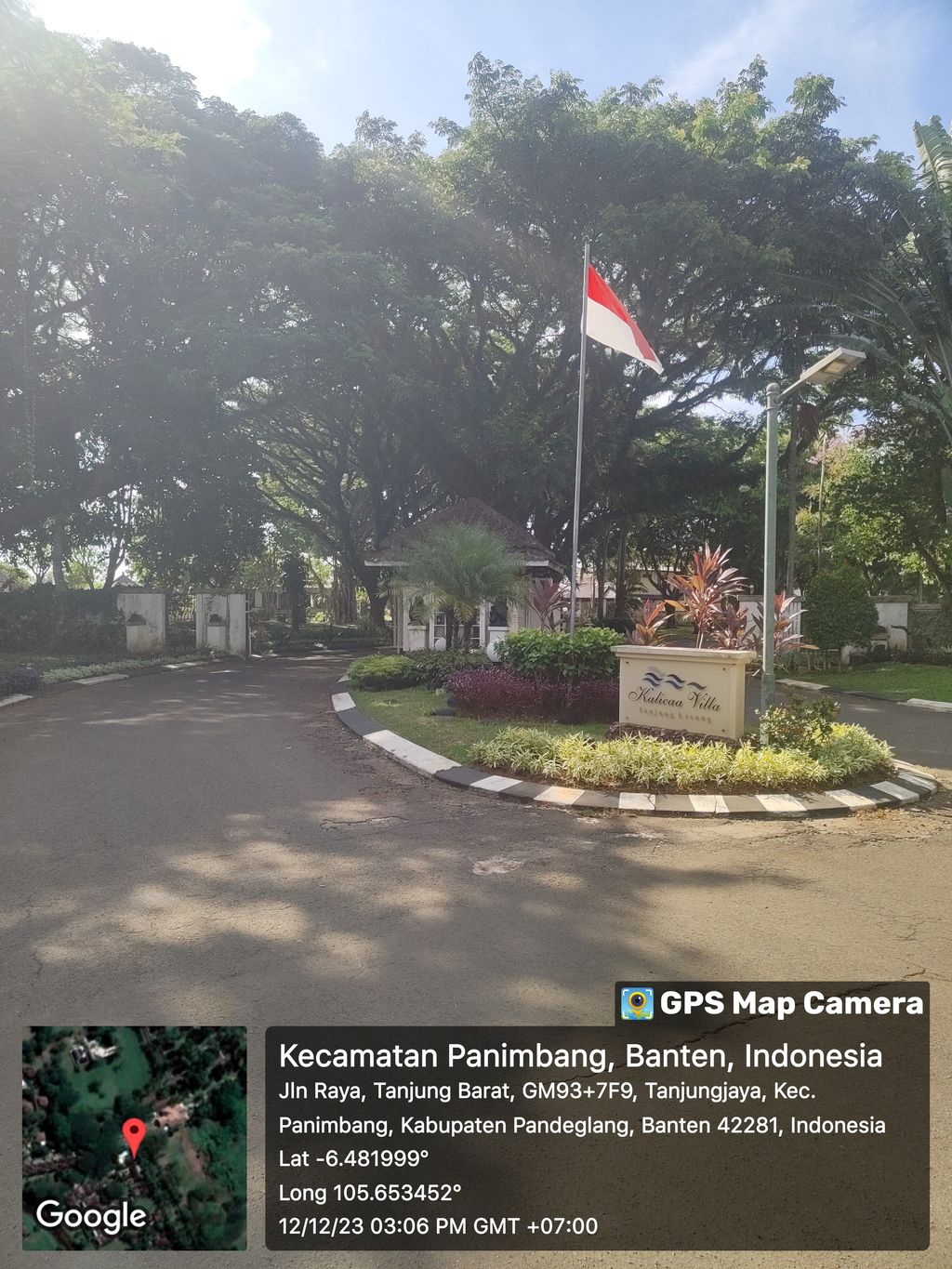 foto gerbang perumahan VILLA BERANDA