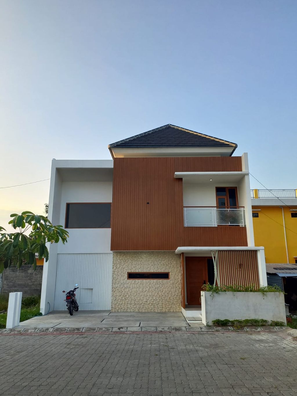 foto tampak rumah tipe A.01 perumahan HARA RESIDENCE