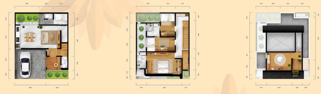 foto denah rumah tipe B18 perumahan Prominence House