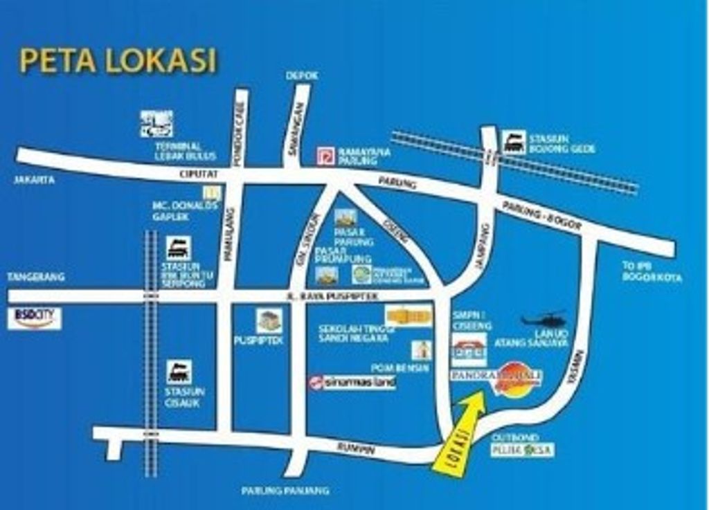 foto denah rumah tipe RUKO D perumahan PANORAMA BALI RESIDENCE