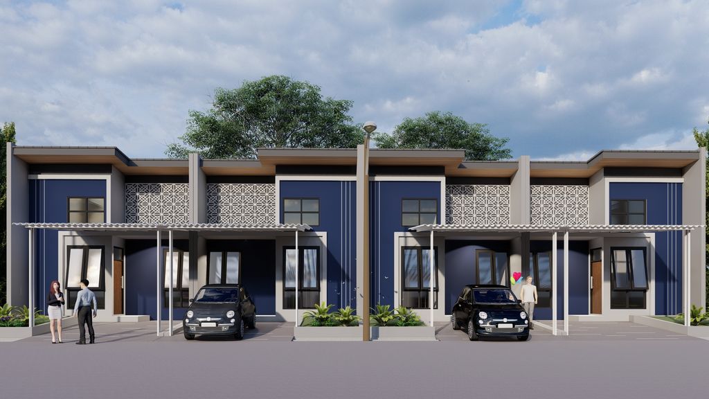 foto tampak rumah tipe 36/72 (Komersil) perumahan SENTUL INDAH RESIDENCE 2