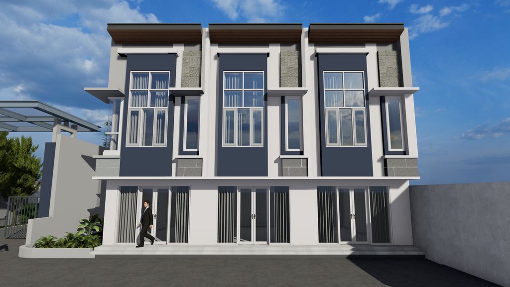 foto tampak rumah tipe RUKO perumahan SENTUL INDAH RESIDENCE 2
