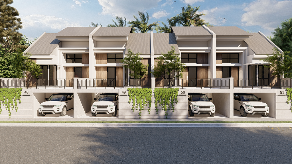 foto tampak rumah tipe AURORA 54/104 perumahan Bukit Rancamaya Residence
