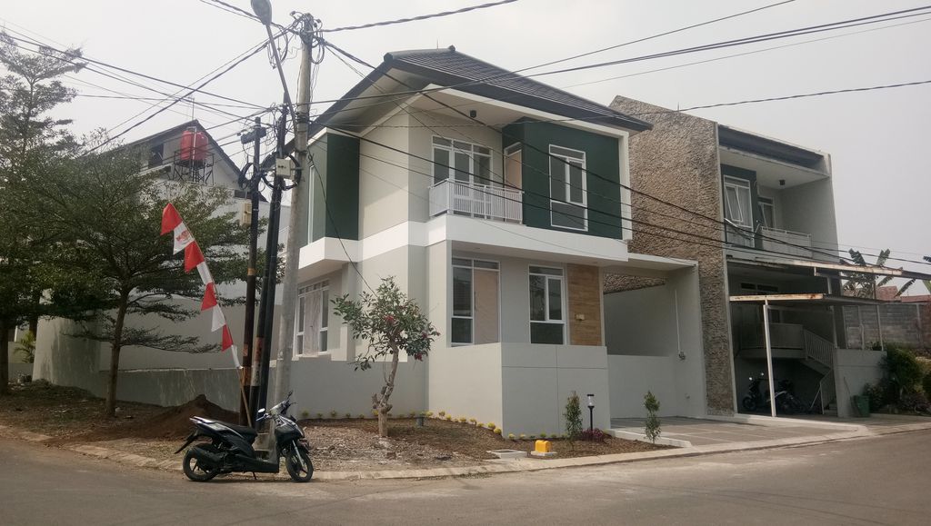 foto tampak rumah tipe 90 perumahan The Awani Residence 2
