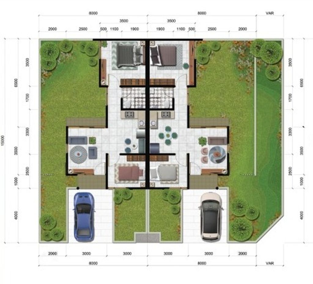 foto denah rumah tipe CIVICO PARK STD-STD perumahan CITRA RAYA - CLUSTER CASLANO PARK