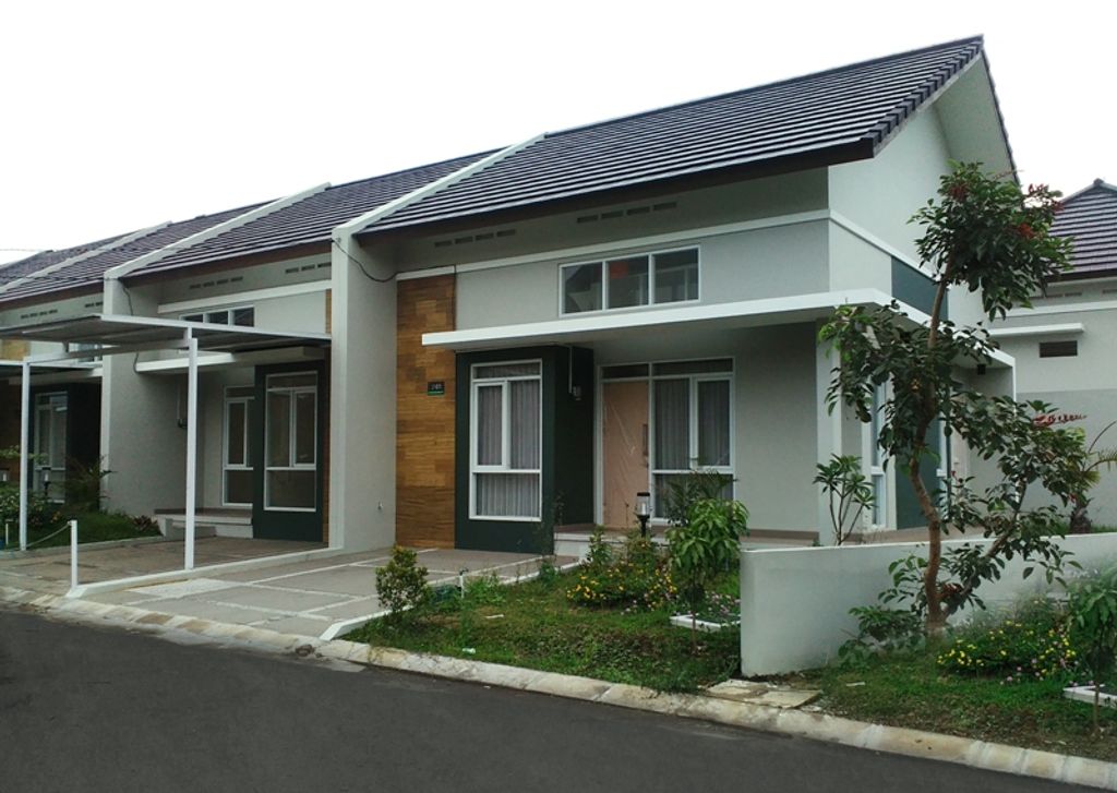 foto tampak rumah tipe 50/84 perumahan The Awani Residence 2