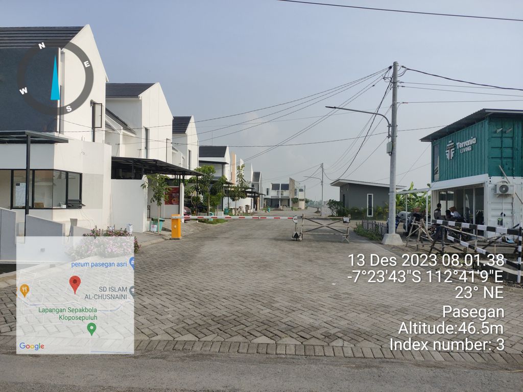 foto gerbang perumahan TERRANIA LIVING