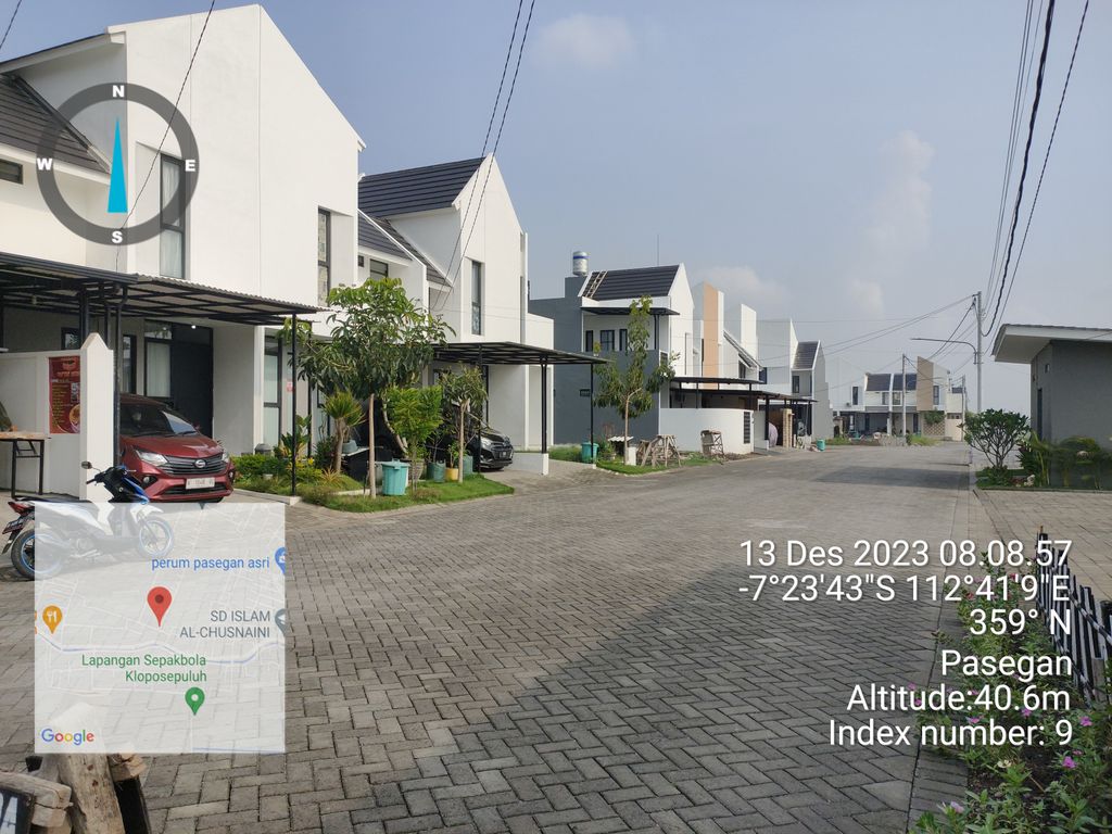 foto posisi tengah perumahan TERRANIA LIVING