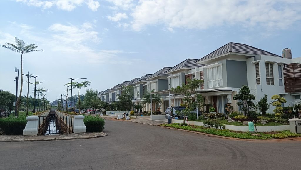 foto posisi tengah perumahan CLUSTER VICTORIA VALLEY