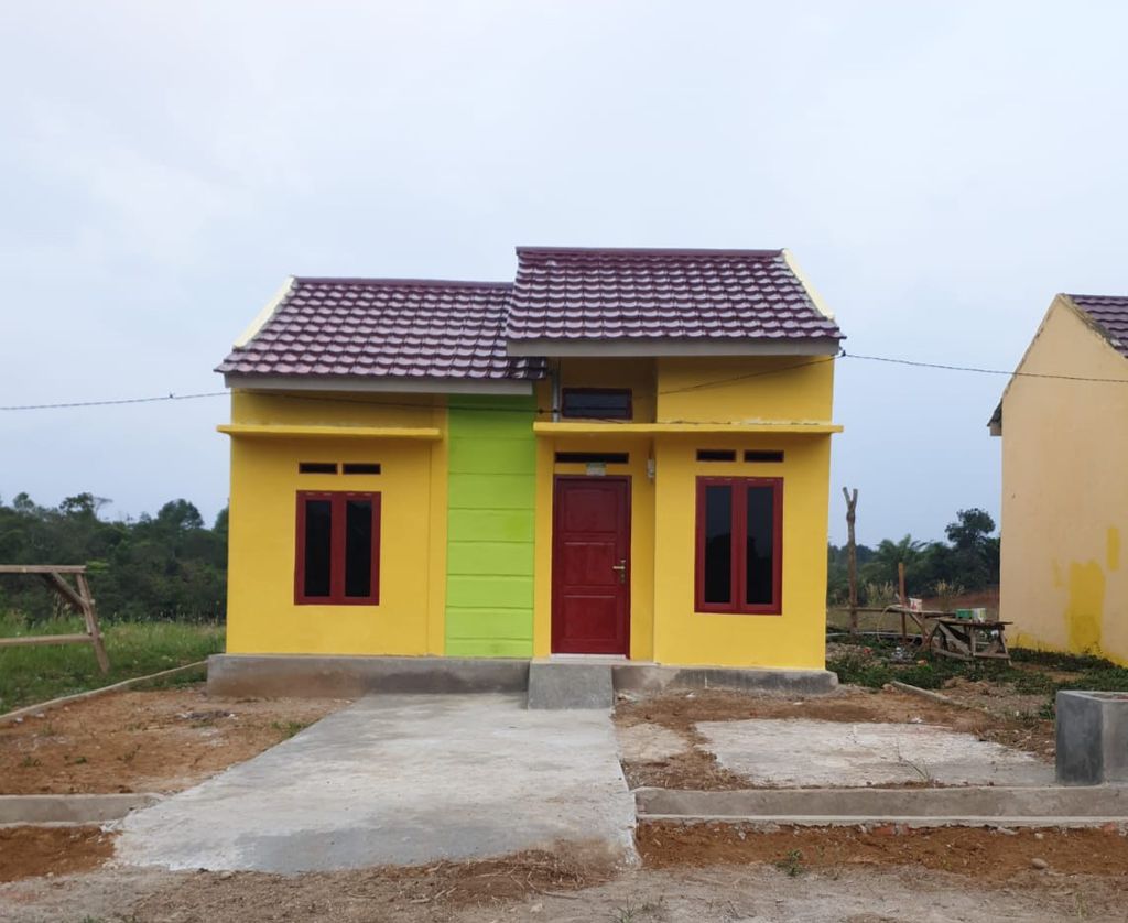 foto tampak rumah tipe 36 perumahan GRAND LEBONG LESTARI
