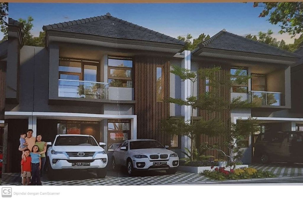 foto tampak rumah tipe NUSADUA 75/120 perumahan BALI GARDEN CITY VIEW TAHAP 2