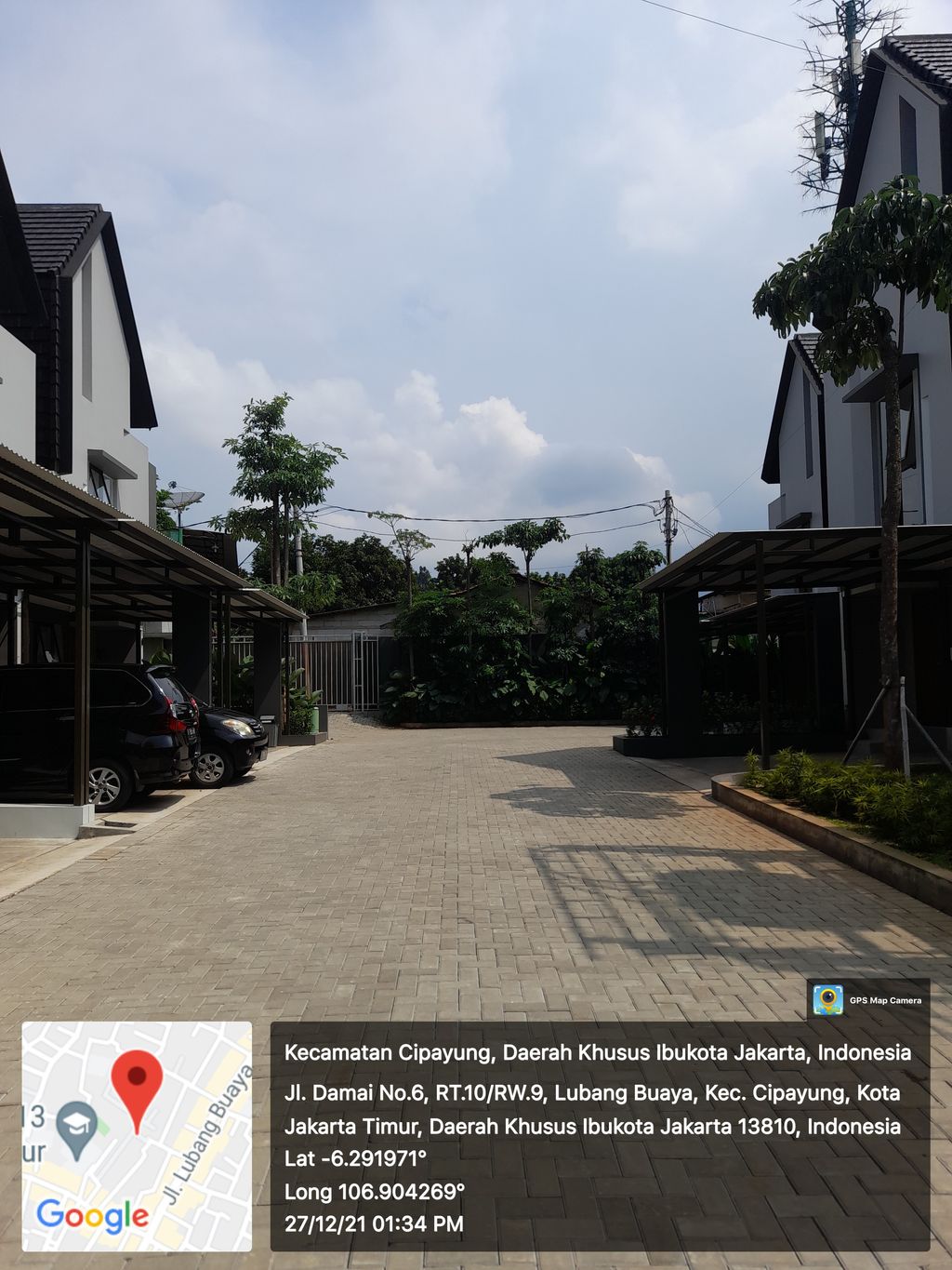 foto posisi tengah perumahan AZALEA RESIDENCE - BLOK 1